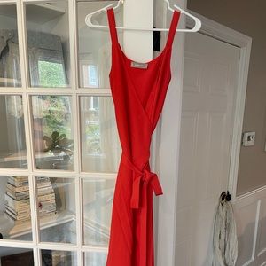 Everlane Japanese GoWeave Tank Wrap Dress